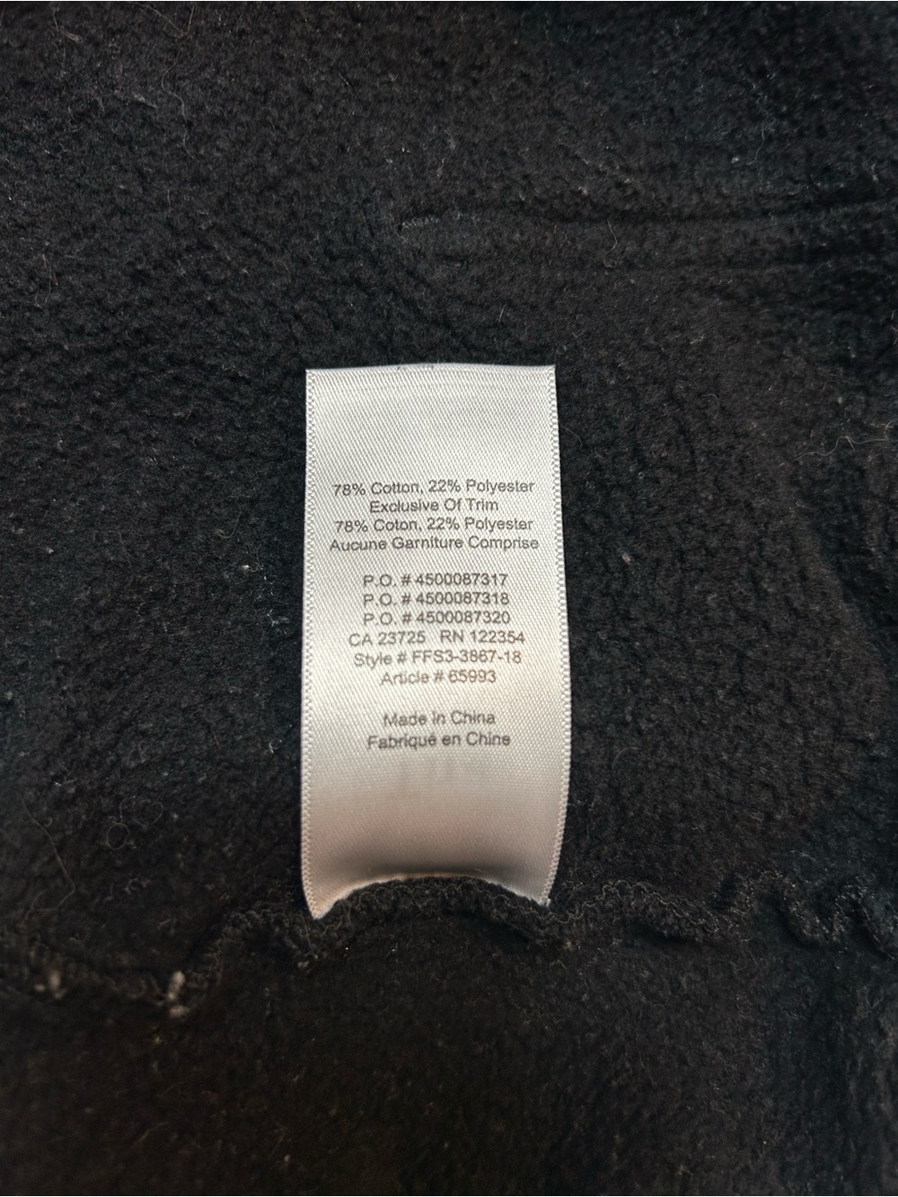 Aritzia Tna Colorblock Hoodie Grey Blue Black Pullover Kangaroo Pocket - Picture 4 of 6